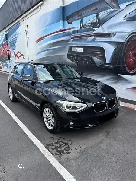 Usado BMW 116 Efficient Dynamics 136 CV (100 kW) 2014 Negro Utilitario