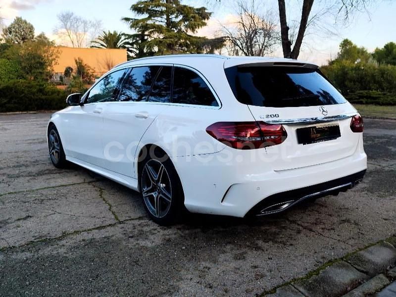 Usado Mercedes C200 184 CV (135 kW) 2019 Blanco Familiar