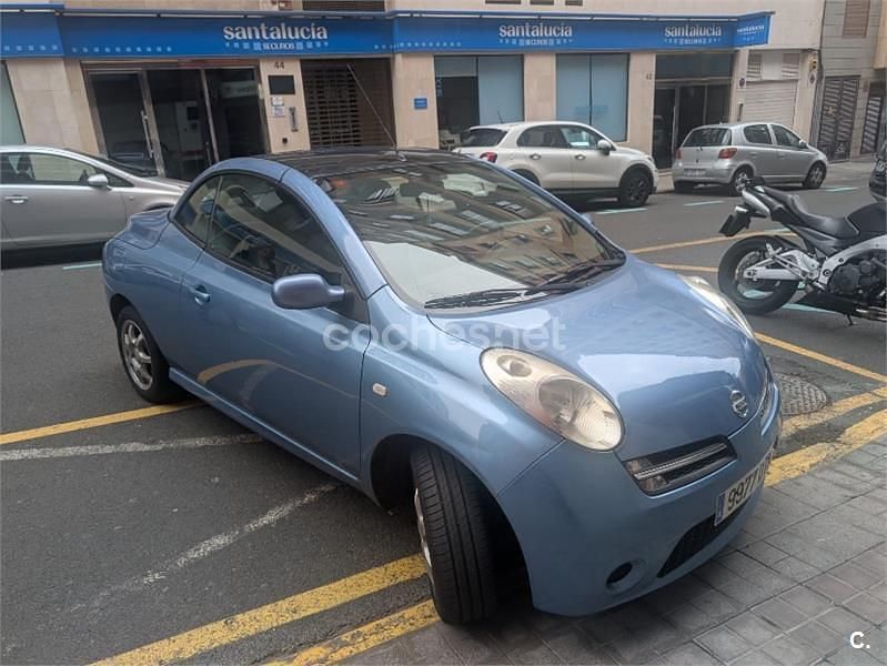 Usado Nissan Micra C+C Tekna 88 CV (64 kW) 2005 Azul Descapotable