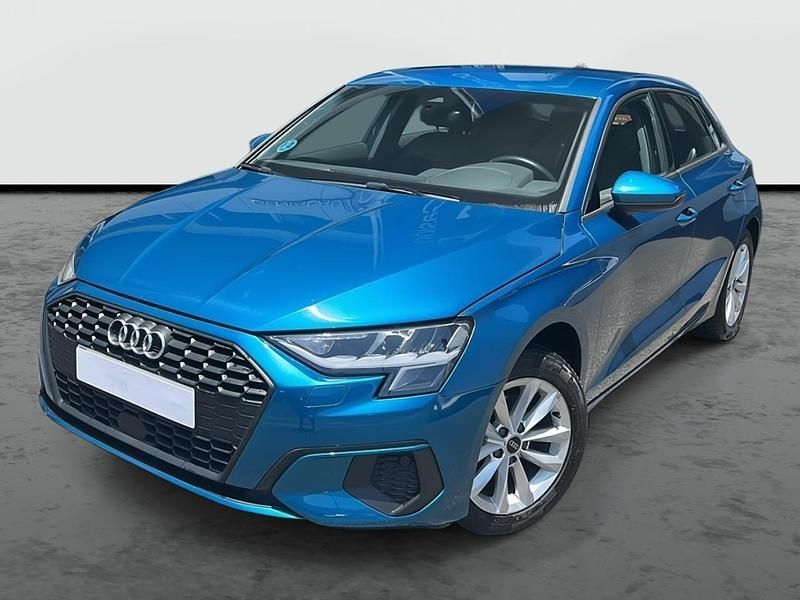 Azul atolón metalizado Usado 2023 Audi A3 Sportback Utilitario | 21.990 € (Buen precio) - Imagen 1/4