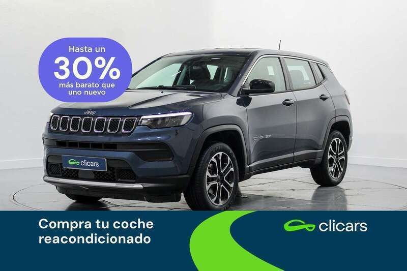 Azul Usado 2024 Jeep Compass Altitude SUV | 27.290 € (Precio justo) - Imagen 1/4
