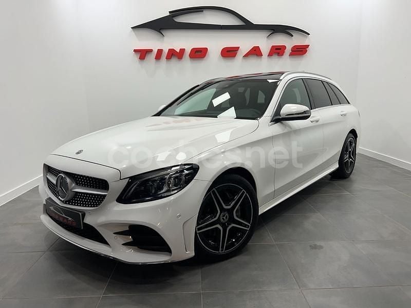Blanco Usado 2021 Mercedes C220 Familiar | 31.990 € (Precio justo) - Imagen 1/4
