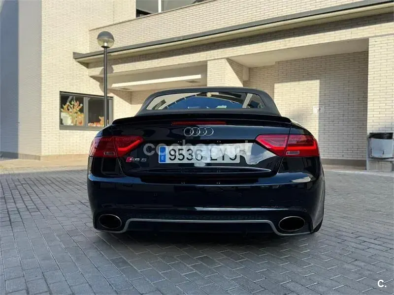 Usado Audi A5 Cabriolet 450 CV (330 kW) 2013 Negro Descapotable