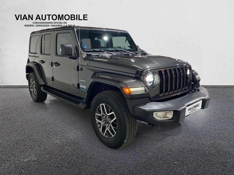 Usado Jeep Wrangler Unlimited Sahara 381 CV (280 kW) 2022 Gris SUV