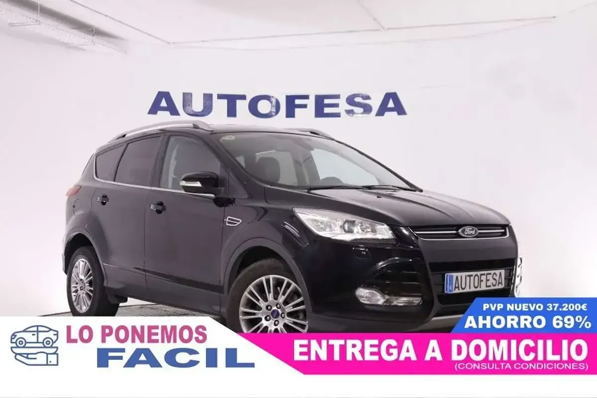 Brugt Ford Kuga Titanium 140 HK (102 kW) 2014 Sort SUV