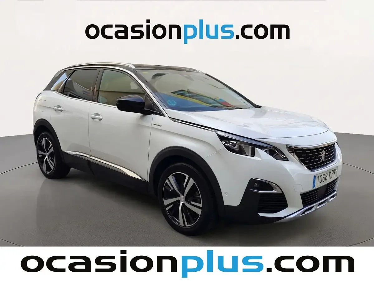 Usado Peugeot 3008 GT-line 131 CV (96 kW) 2018 Blanco SUV