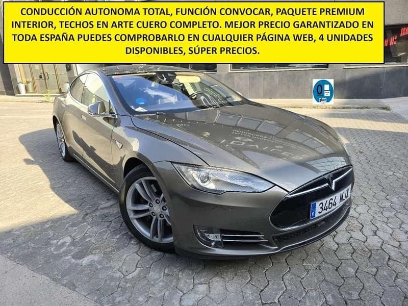 Marrón Usado 2016 Tesla Model S Utilitario | 24.995 € (Precio justo) - Imagen 1/4