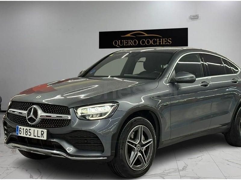 Usado Mercedes GLC300e 306 CV (225 kW) 2020 Gris / plata Coupe