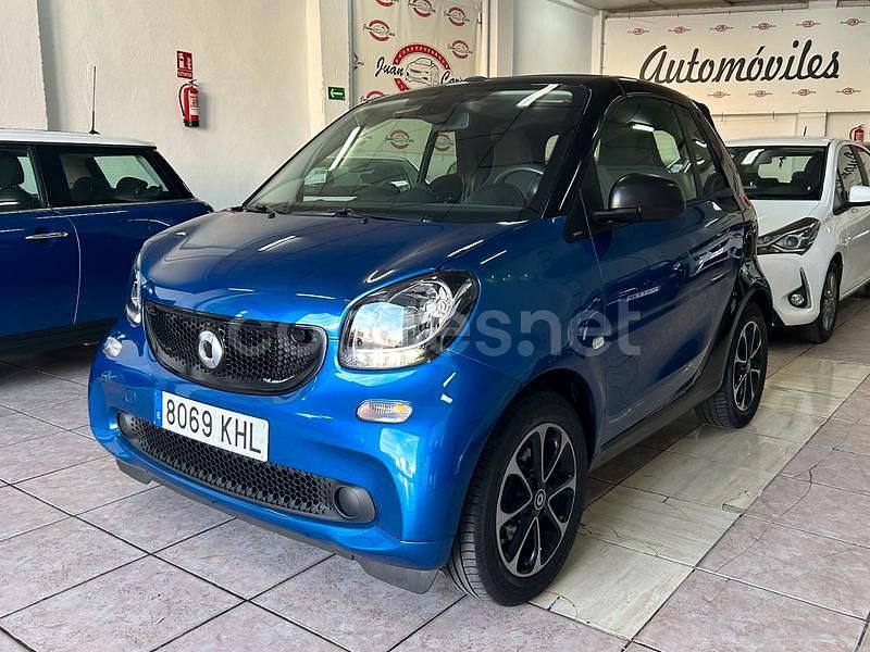 Azul Usado 2018 Smart ForTwo Cabrio Descapotable | 14.999 € (Buen precio) - Imagen 1/4