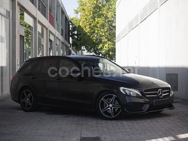 Usado Mercedes C220 170 CV (125 kW) 2017 Negro Familiar