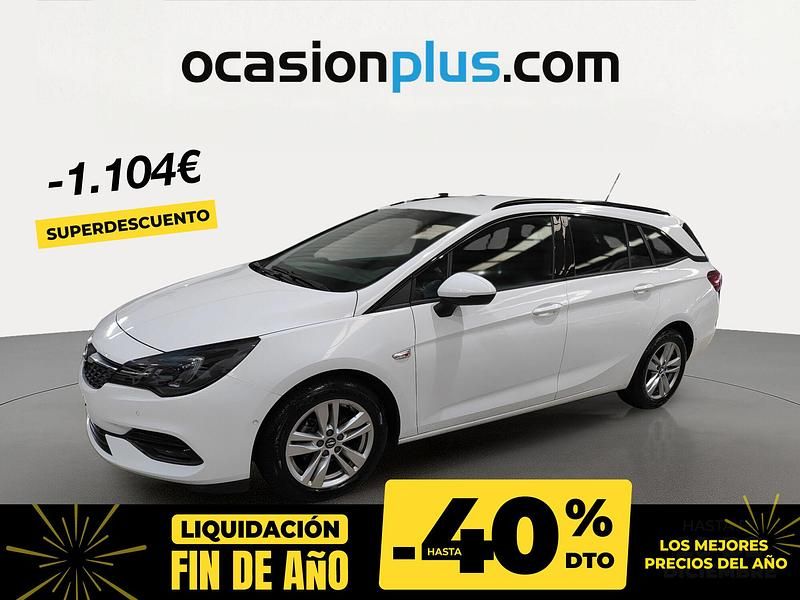 Blanco Usado 2020 Opel Astra Elegance Familiar | 12.150 € (Precio justo) - Imagen 1/4