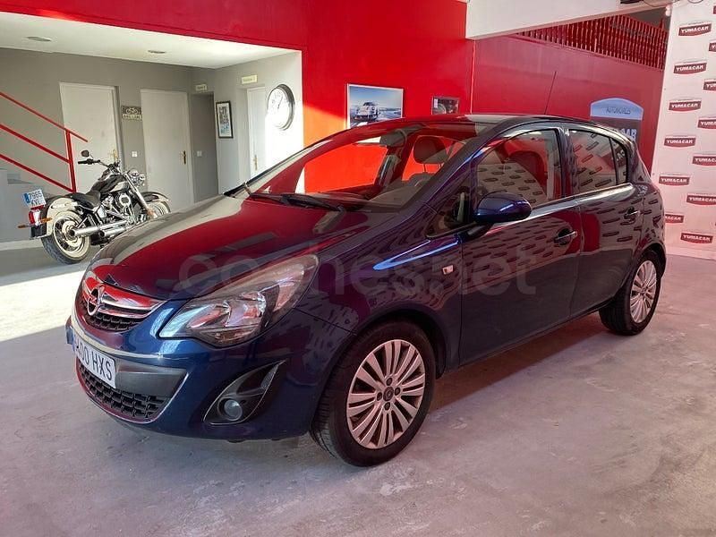 Usado Opel Corsa Selective 85 CV (62 kW) 2014 Azul Utilitario