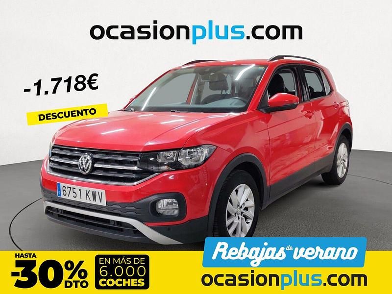 Rojo Usado 2019 VW T-Cross Advance SUV | 18.900 € (Caro) - Imagen 1/4