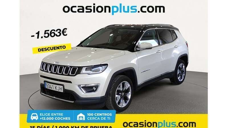 Gris Usado 2018 Jeep Compass Limited SUV | 15.637 € (Precio justo) - Imagen 1/4