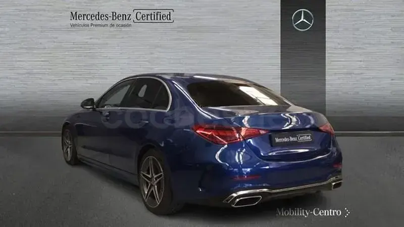 Usado Mercedes C200 204 CV (150 kW) 2021 Azul Berlina
