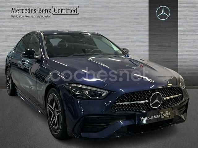 Usado Mercedes C200 163 CV (119 kW) 2025 Azul Berlina