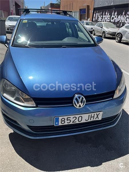 Usado VW Golf VII Advance 110 CV (80 kW) 2015 Azul Familiar
