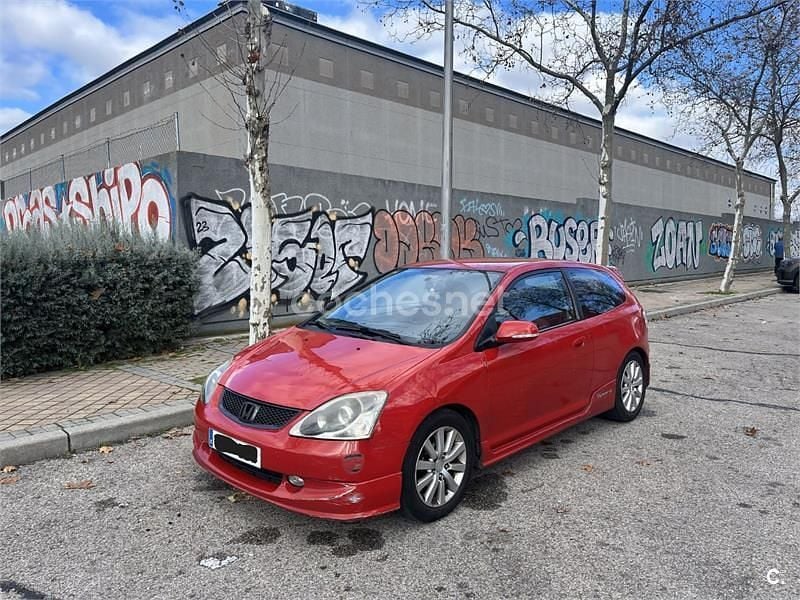 Usado Honda Civic Sport 110 CV (80 kW) 2005 Rojo Berlina