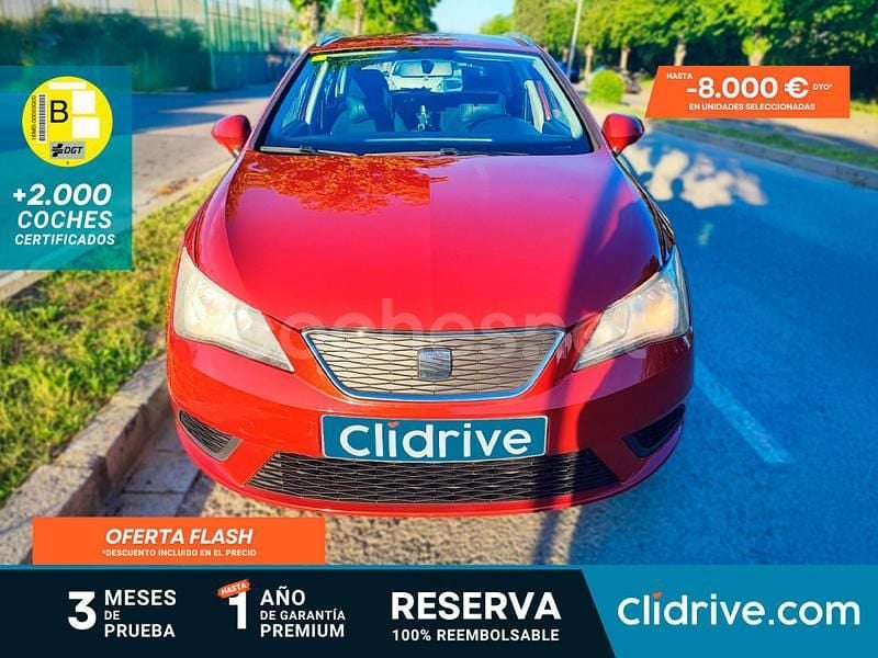 Rojo Usado 2012 Seat Ibiza ST Reference Familiar | 6190 € (Precio justo) - Imagen 1/3