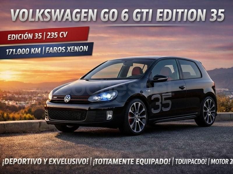 Usado VW Golf VII GTI 235 CV (172 kW) 2012 Negro Berlina
