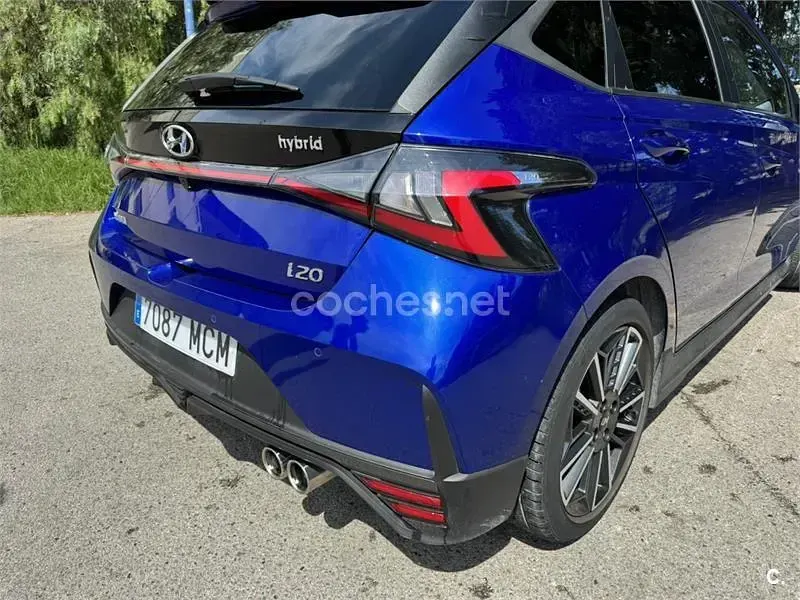 Usado Hyundai i20 N Line 100 CV (73 kW) 2022 Azul Utilitario