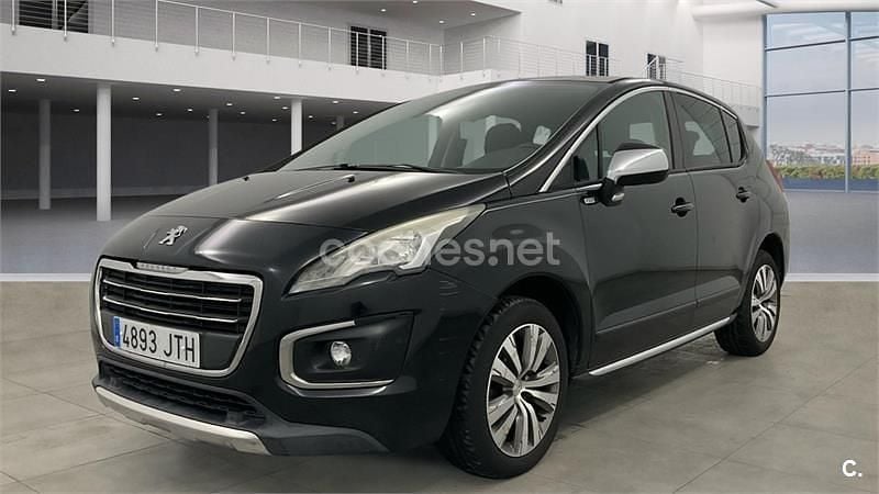 Usado Peugeot 3008 Style 130 CV (95 kW) 2016 Negro Berlina