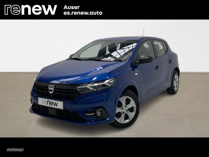 Azul Usado 2021 Dacia Sandero Essentiel Utilitario | 11.340 € (Precio justo) - Imagen 1/4