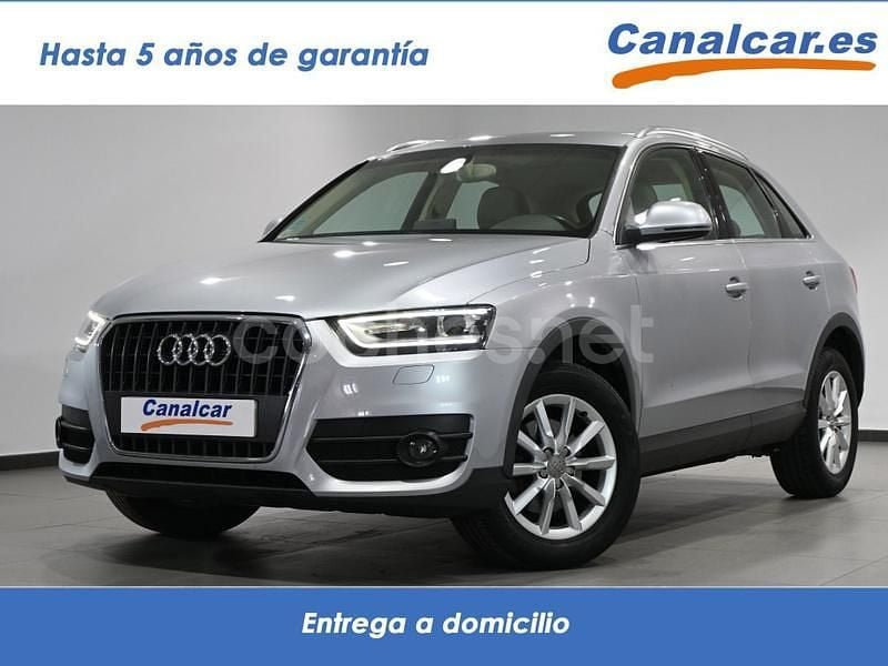 Usado Audi Q3 Advanced 150 CV (110 kW) 2014 Gris plata SUV