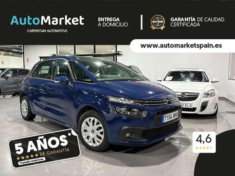 Azul Usado 2018 Citroën C4 Picasso Feel Monovolumen | 10.900 € (Precio justo) - Imagen 1/4