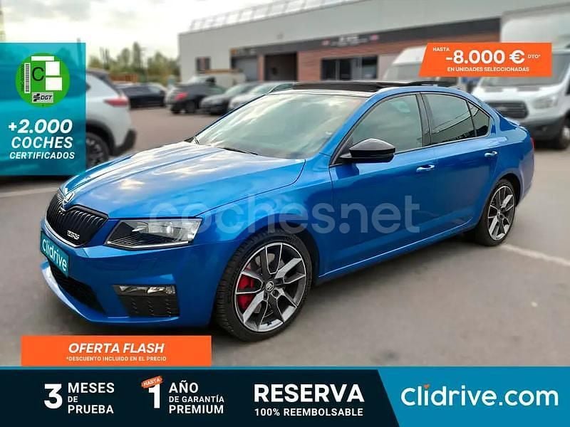 Azul Usado 2016 Skoda Octavia RS Berlina | 17.990 € (Buen precio) - Imagen 1/3