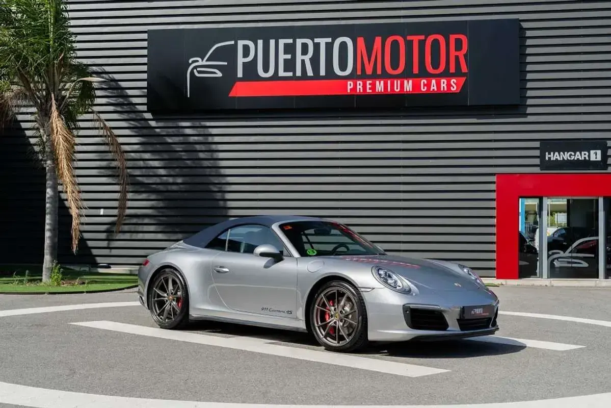 Usado Porsche 991 420 CV (308 kW) 2017 Gris Descapotable