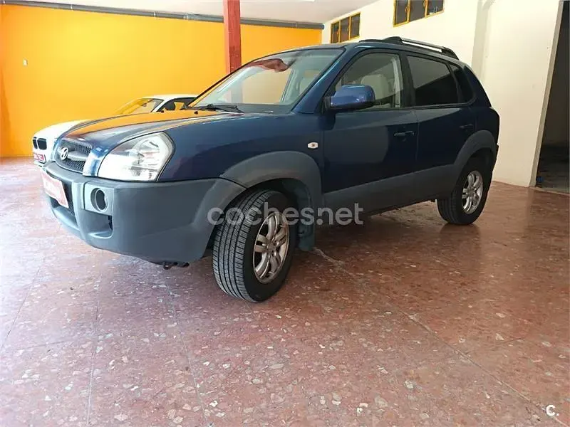 Usado Hyundai Tucson Comfort 140 CV (102 kW) 2007 Azul SUV
