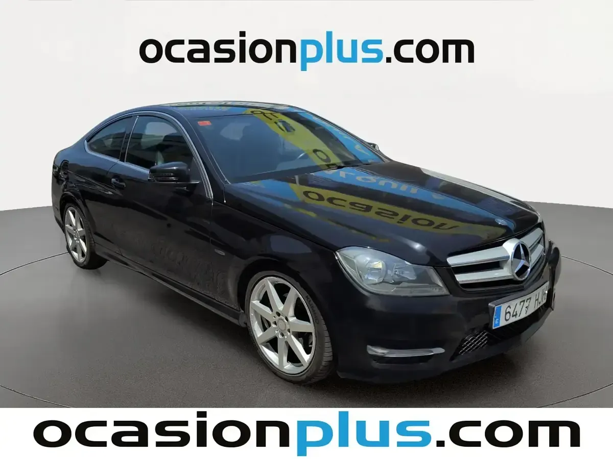 Usado Mercedes C220 170 CV (125 kW) 2012 Negro Coupe