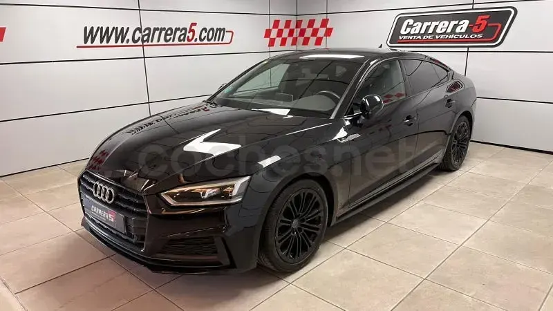 Usado Audi A5 Sportback 190 CV (139 kW) 2019 Gris / plata Utilitario