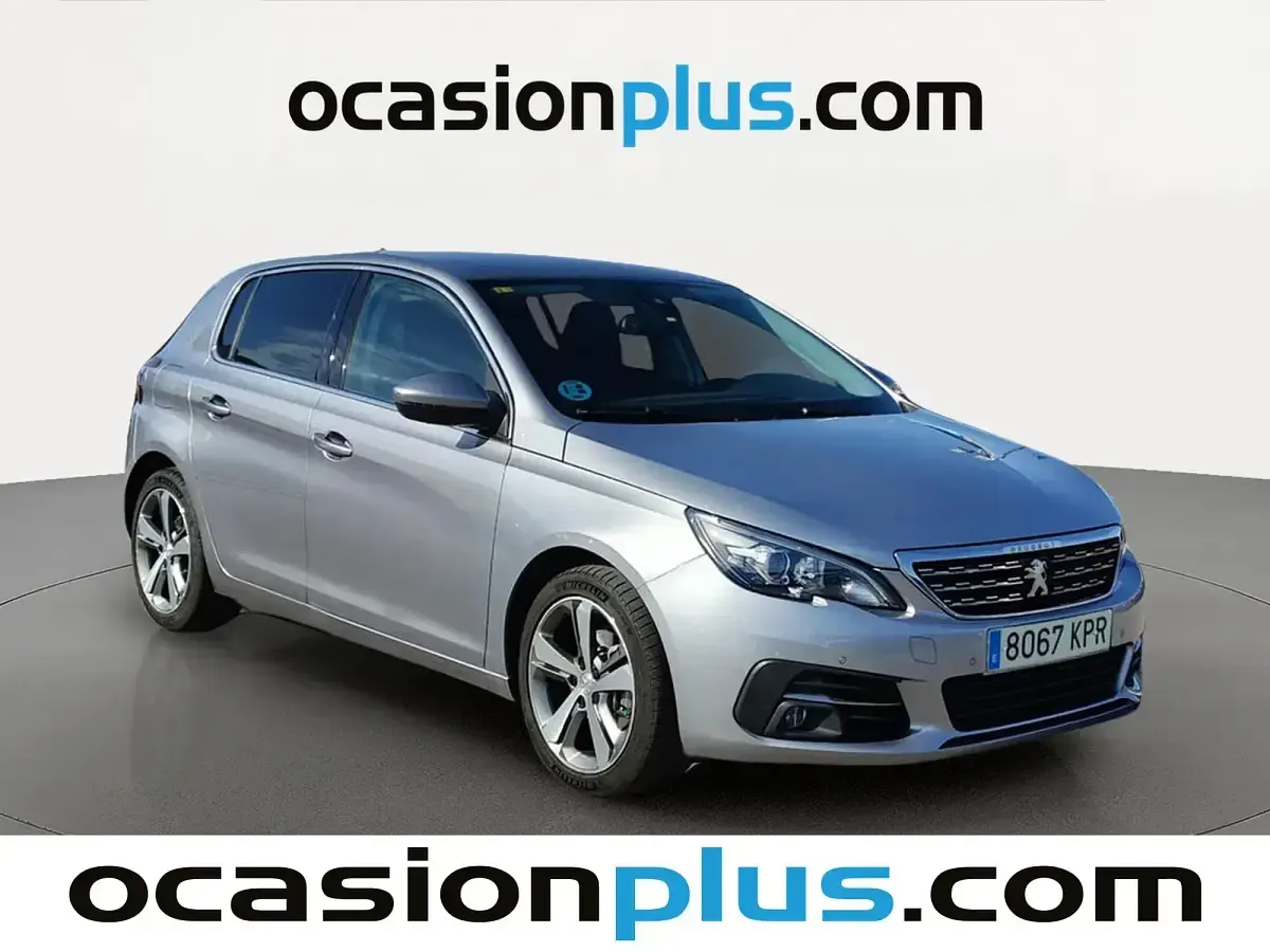 Usado Peugeot 308 Allure 130 CV (95 kW) 2018 Gris