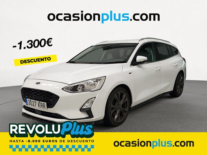 Blanco Usado 2018 Ford Focus Trend Familiar | 14.300 € (Caro) - Imagen 1/4