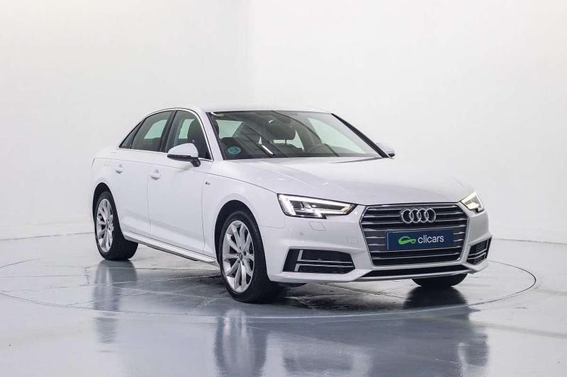 Usado Audi A4 S-Line 150 CV (110 kW) 2018 Blanco Berlina