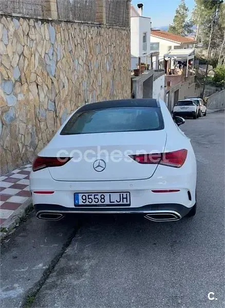 Usado Mercedes CLA200 150 CV (110 kW) 2020 Blanco Coupe