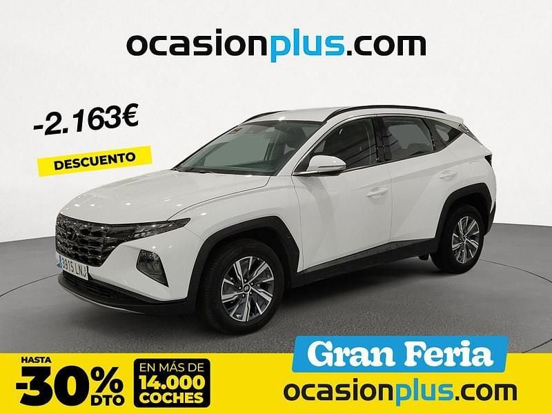 Blanco Usado 2021 Hyundai Tucson SUV | 23.800 € (Precio justo) - Imagen 1/4