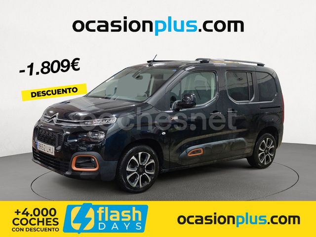 Negro Usado 2020 Citroën Berlingo Shine Monovolumen | 19.900 € (Precio justo) - Imagen 1/4