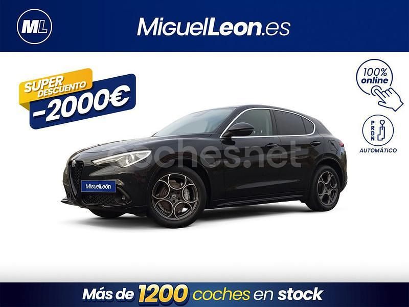 Negro Usado 2019 Alfa Romeo Stelvio Super SUV | 25.985 € (Precio justo) - Imagen 1/3