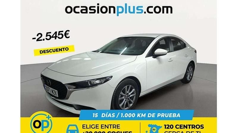 Blanco Usado 2025 Mazda 3 Prime-Line Berlina | 21.264 € (Super precio) - Imagen 1/4