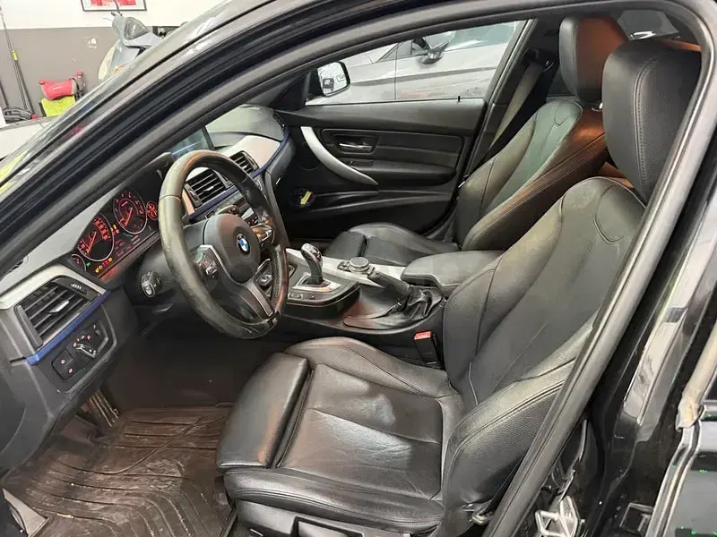 Usado BMW 320 Efficient Dynamics 184 CV (135 kW) 2015 Negro Familiar