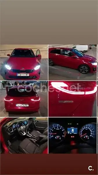 Usado Kia Ceed GT GT-Line 140 CV (102 kW) 2021 Rojo Berlina