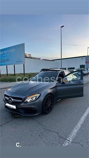 Usado Mercedes C63 AMG 476 CV (350 kW) 2019 Gris / plata Berlina