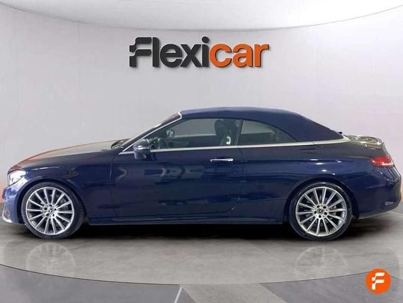 Usado Mercedes C220 170 CV (125 kW) 2017 Azul Descapotable