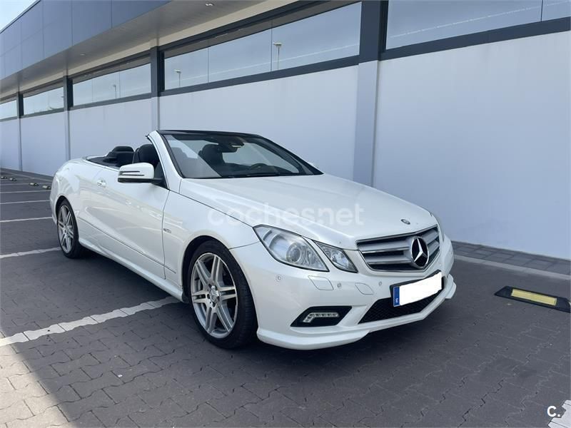 Blanco Usado 2011 Mercedes E350 Avantgarde Descapotable | 15.500 € (Precio justo) - Imagen 1/2