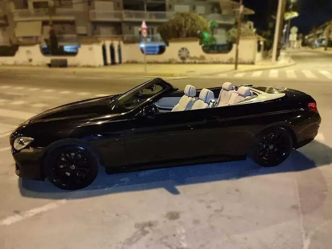 Usado BMW 640 Cabriolet 313 CV (230 kW) 2012 Negro Descapotable