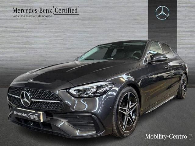 Usado Mercedes C220 AMG line 200 CV (147 kW) 2021 Gris grafito Berlina