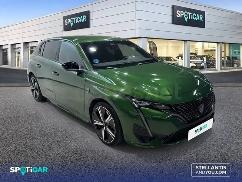 Usado Peugeot 308 Allure 180 CV (132 kW) 2022 Verde Berlina